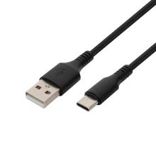 USBAC1 - Home USBAC1 töltőkábel, USB-A / USB-C, 2.1A, 1m, fekete