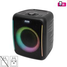 BTCUBE - SAL BTCUBE hordozható Boombox, vezeték nélküli hangszóró, 70 watt, 3 hangszóró, Bluetooth TWS, IPX4, beépített akkumulátor